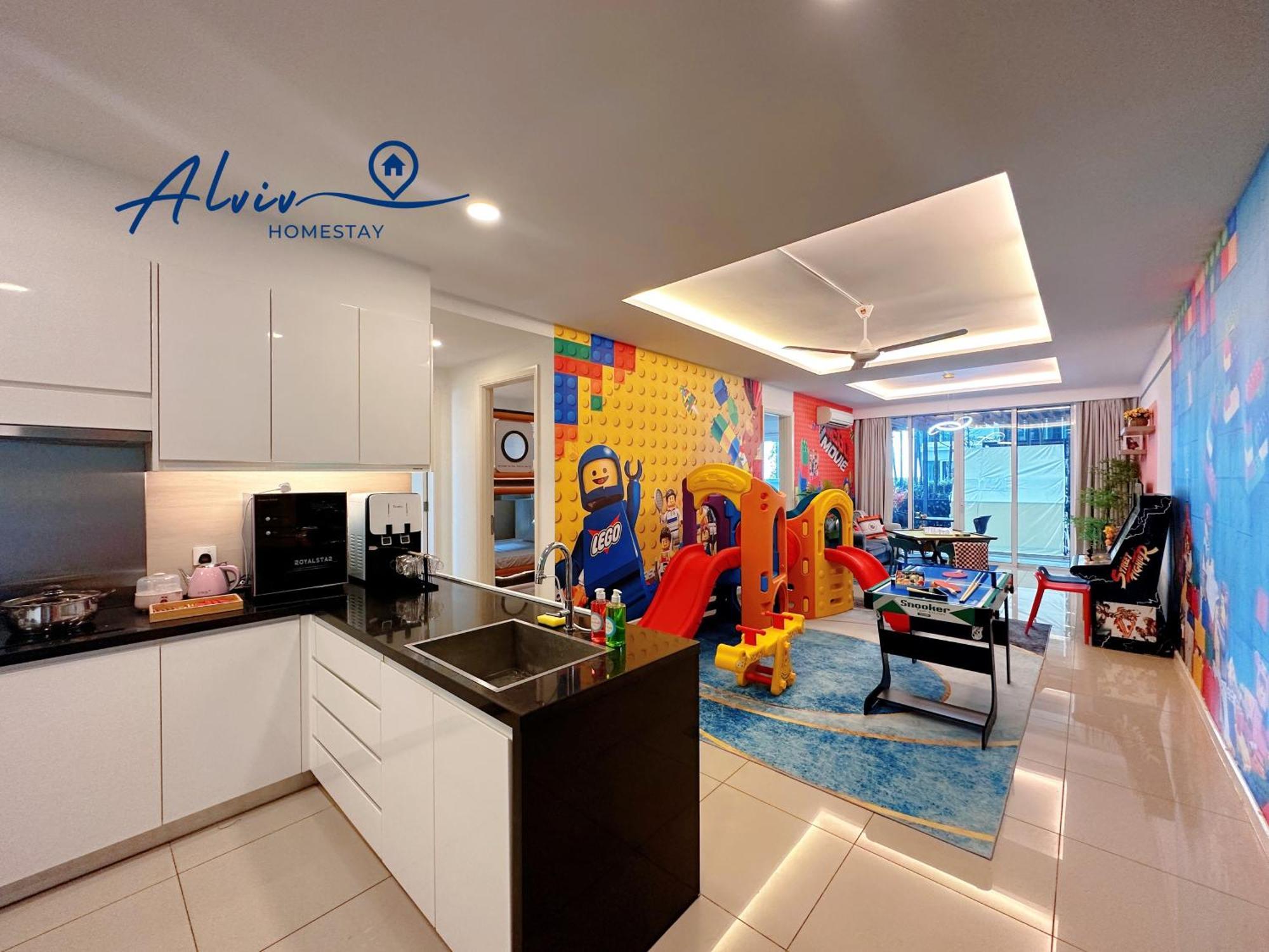 Pangsapuri The Shore Kids Wonderland I Family 10pax I Kids Friendly I Jonkerst *